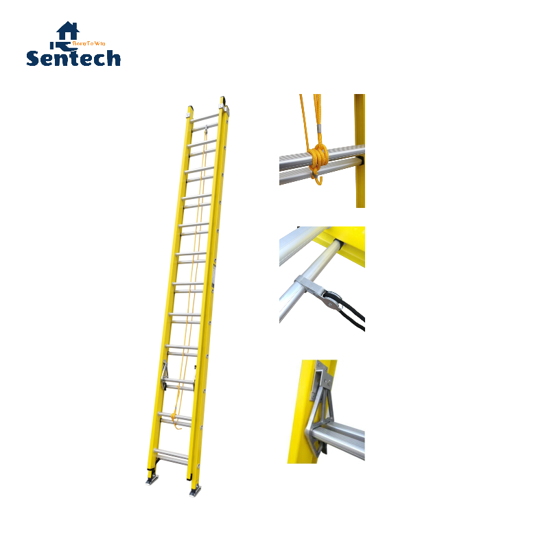 2024 New Style FRP Extension Ladder with Two Sections