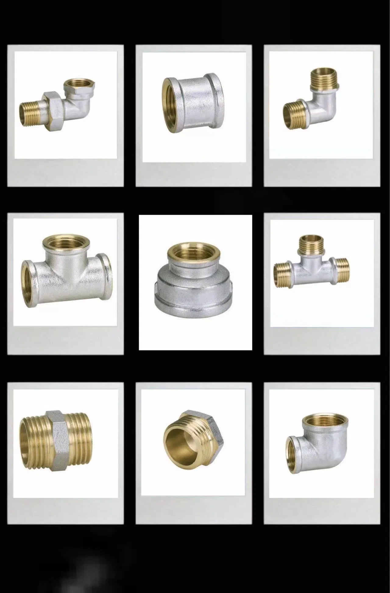 Cap Male Screw Fitting with Nikle-Plated (Hz8046)