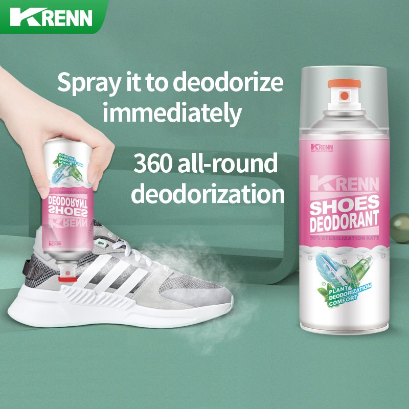 Factory Wholesale Custom Logo Shoes Spray Smell Remover Freshener Odor Eliminator Shoe Deodorizer Spray