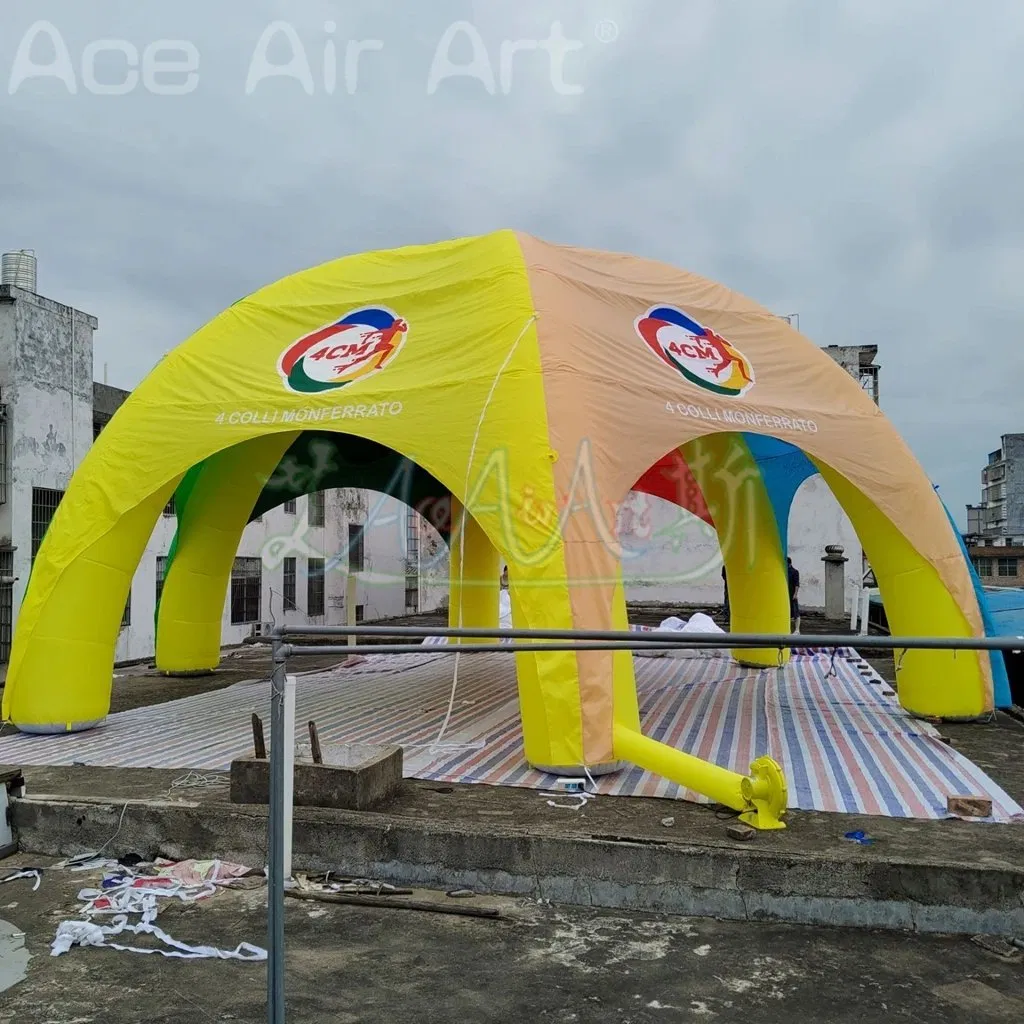 10m Diameter 6 Legs Inflatable Spider Tent Gazebo Shelter for for Advertising and Decoration in Various Activities