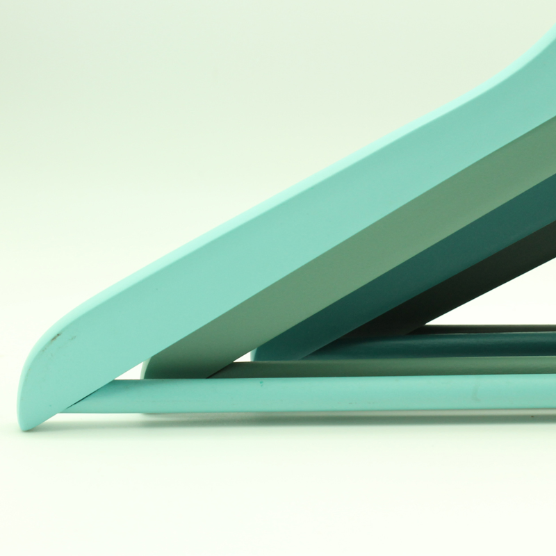 Wooden Top Hanger Finished in Different Colors