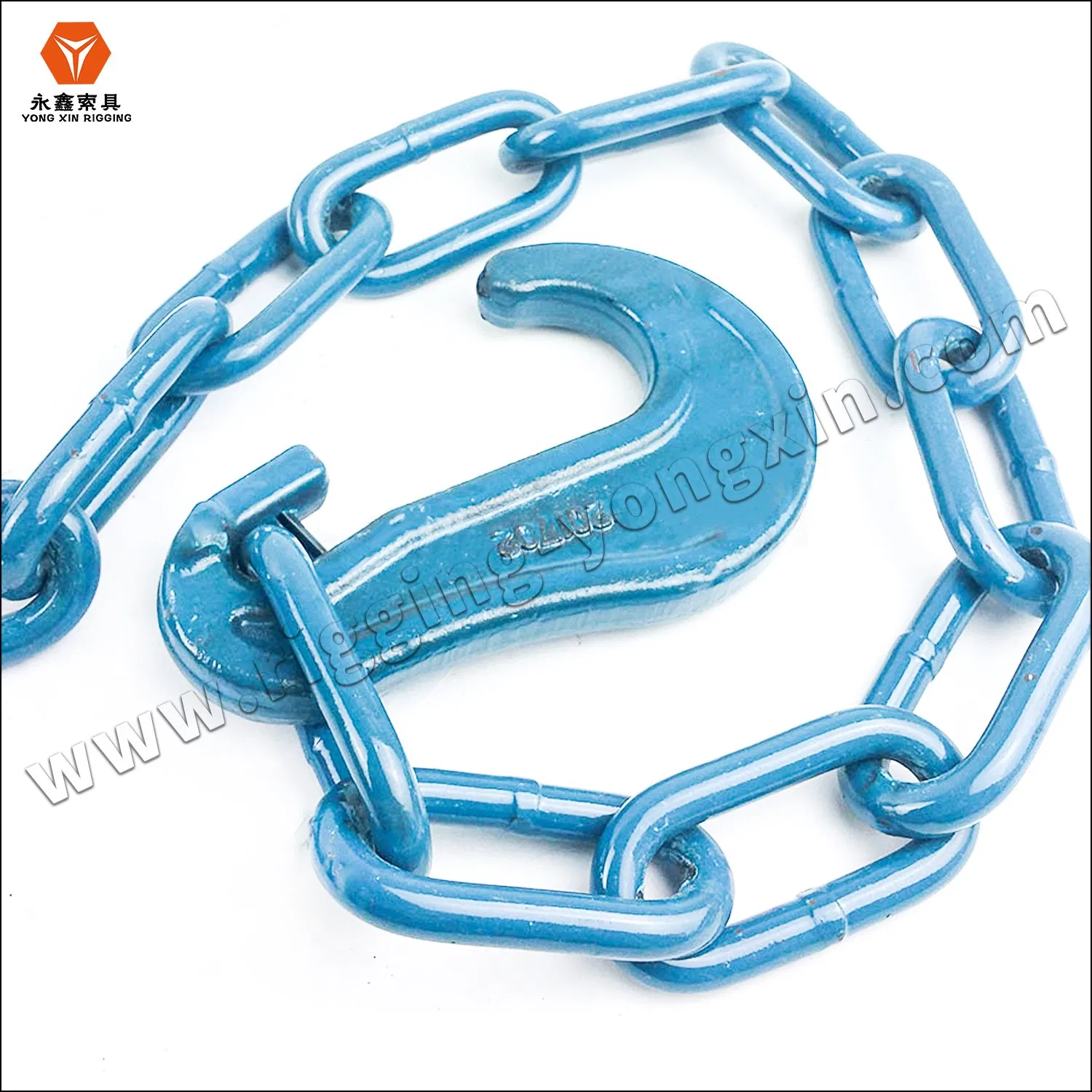 High Strength 13mm Alloy Powder Coating Lashing Chain with J/C Type Hook