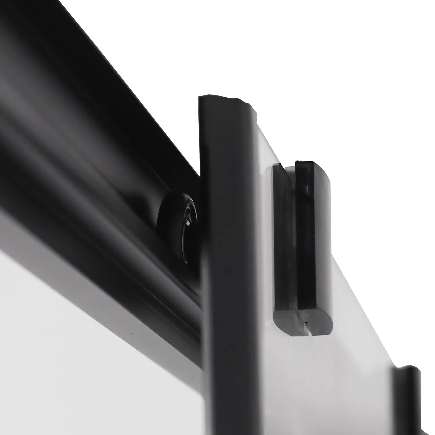 Gun Metal Color Square Shower Enclosure Sliding Door Shower Cabin