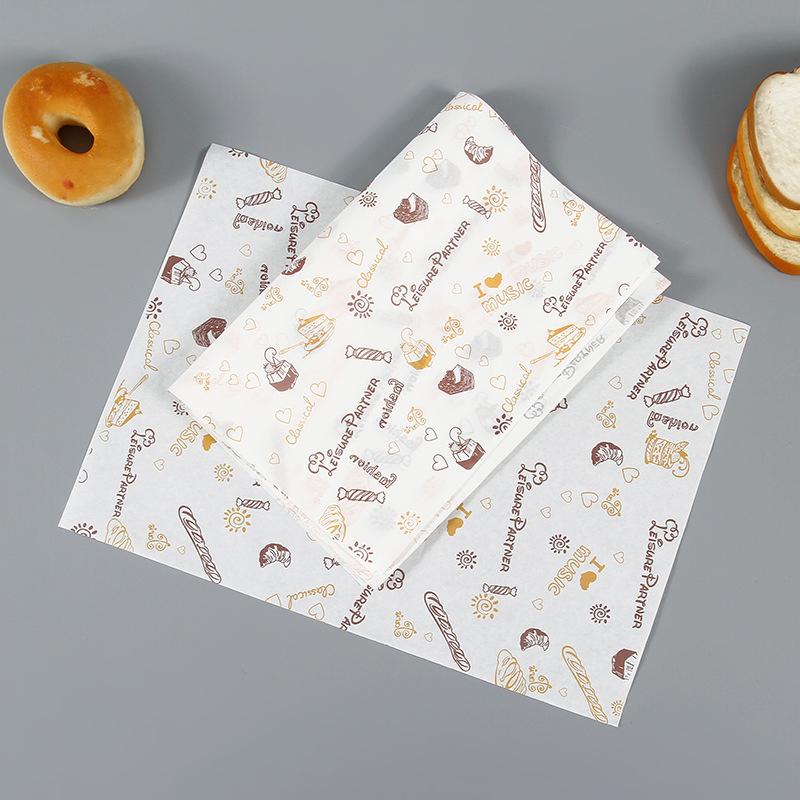 Eco-Friendly Grease Proofing Hamburger Wrapping Paper