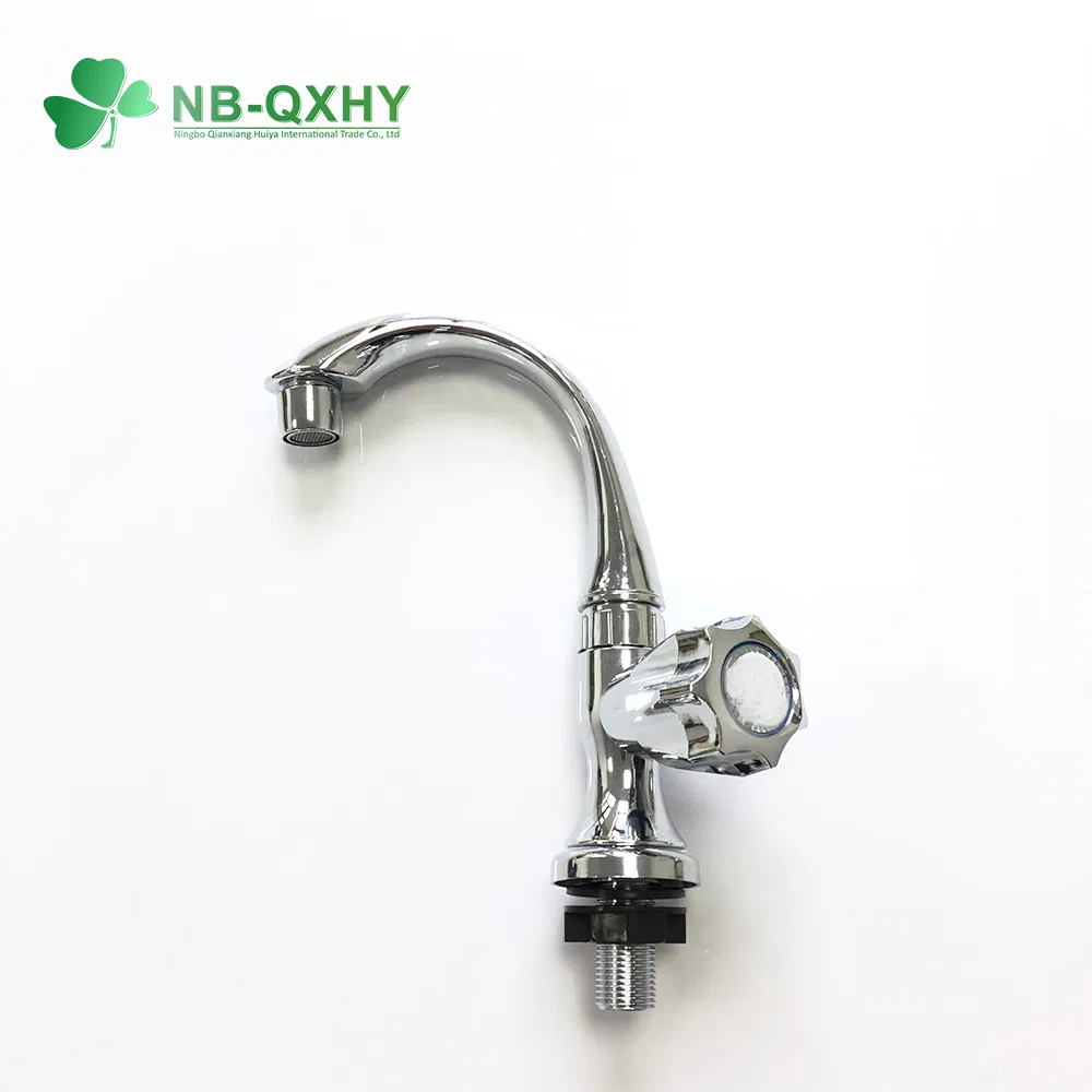 ABS Chrome Plated Plastic Single Hole Kitchen Faucet Water Tap