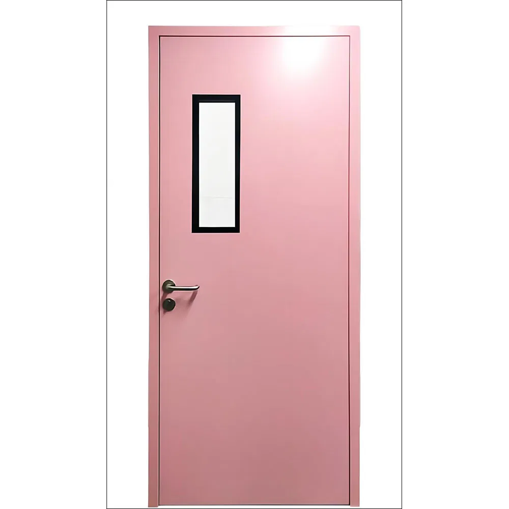 Exterior & Interior Single or Double Modular Stainless Steel Cleaning Security Clean Room Steel Entry Door in Pharmaceutical Industry