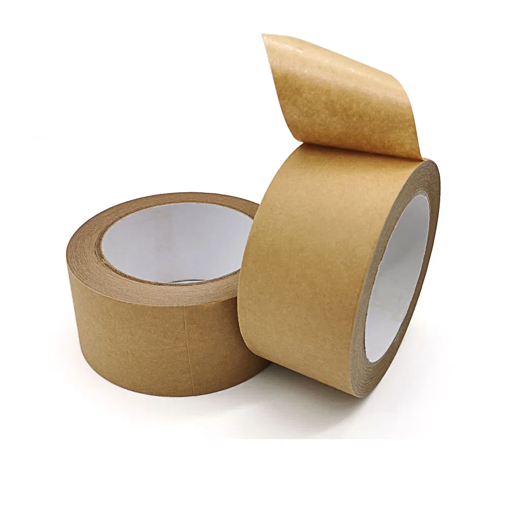 Hot Melt Adhesive Eco-Friendly Writable Brown Kraft Paper Tape