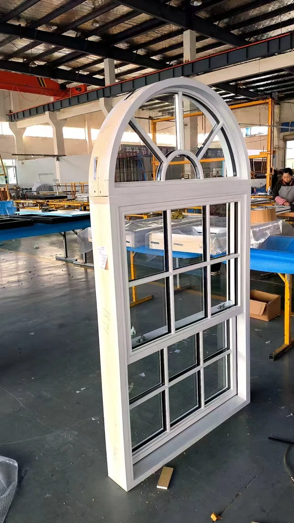 Double Glazing Single Hung Window Wooden Window