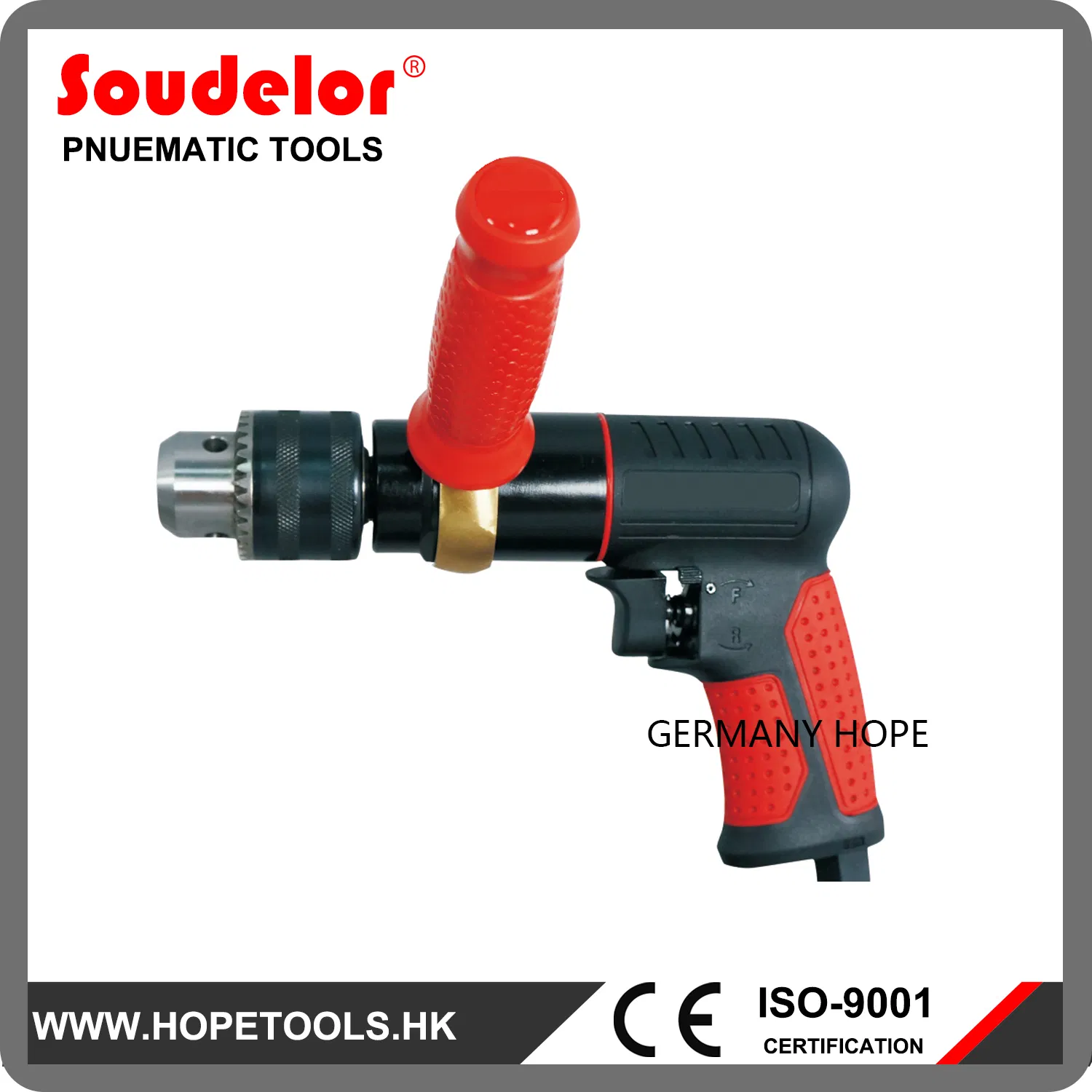 Пневматическая дрель Soudelor 1/2" 700 об/мин