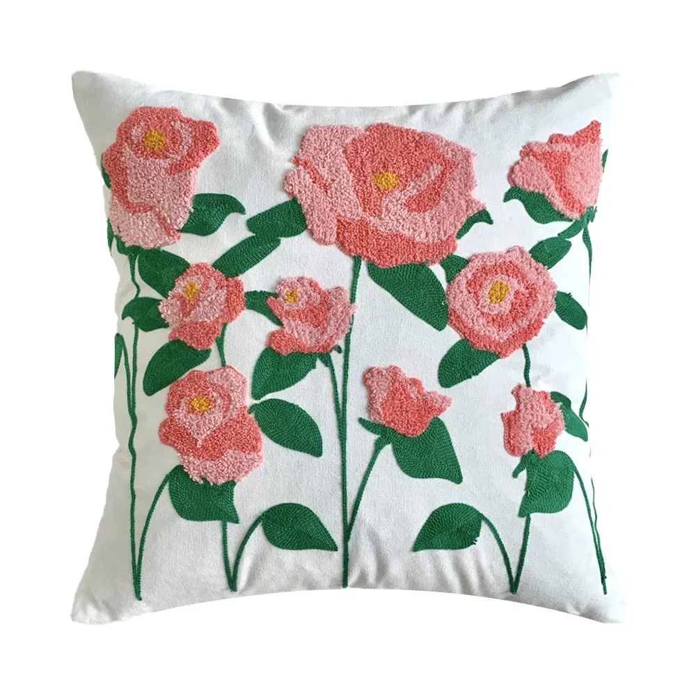 Personalized Sofa Cushion for Handmade Decor Style Embroidery Cushion