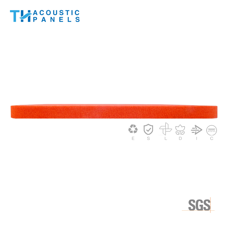 15mm Flame Retartant Polyester Fiber Decorative Acoustic Panel for Cinema