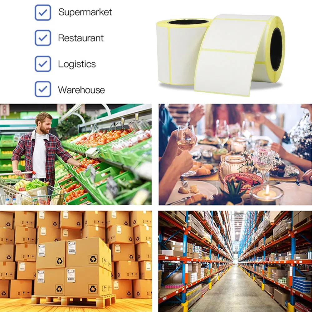 China Wholesale High Quality Self Adhesive Label Sticker for Barcode Printing