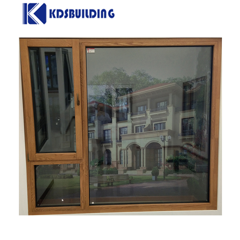 Kdsbuilding Latest Design Two Way Open Slim Tilt and Turn Wood Glass Windows Custom Wooden Windows Doors