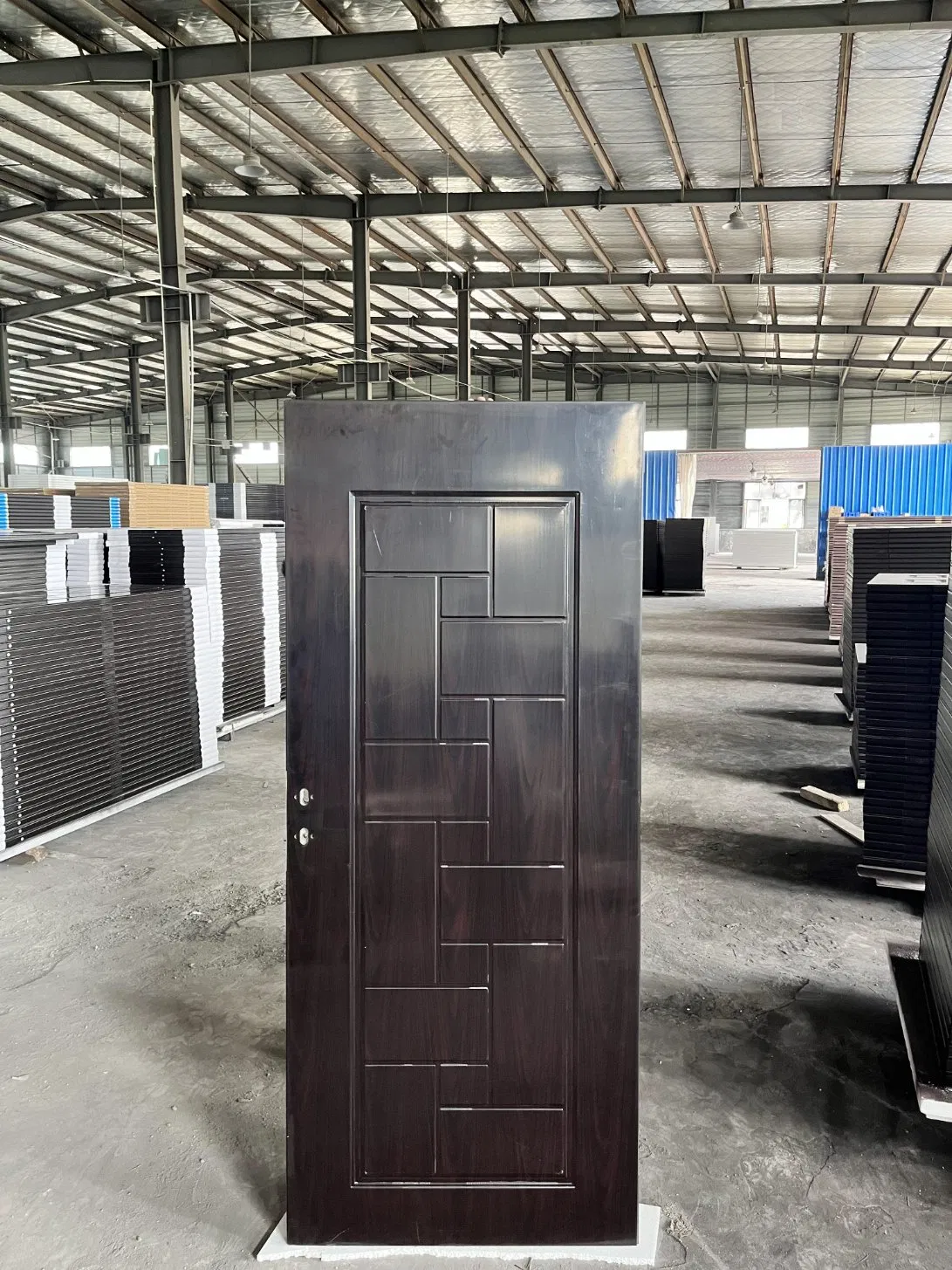 Израильская стальная защитная дверь Fangda с оцинкованной коробкой