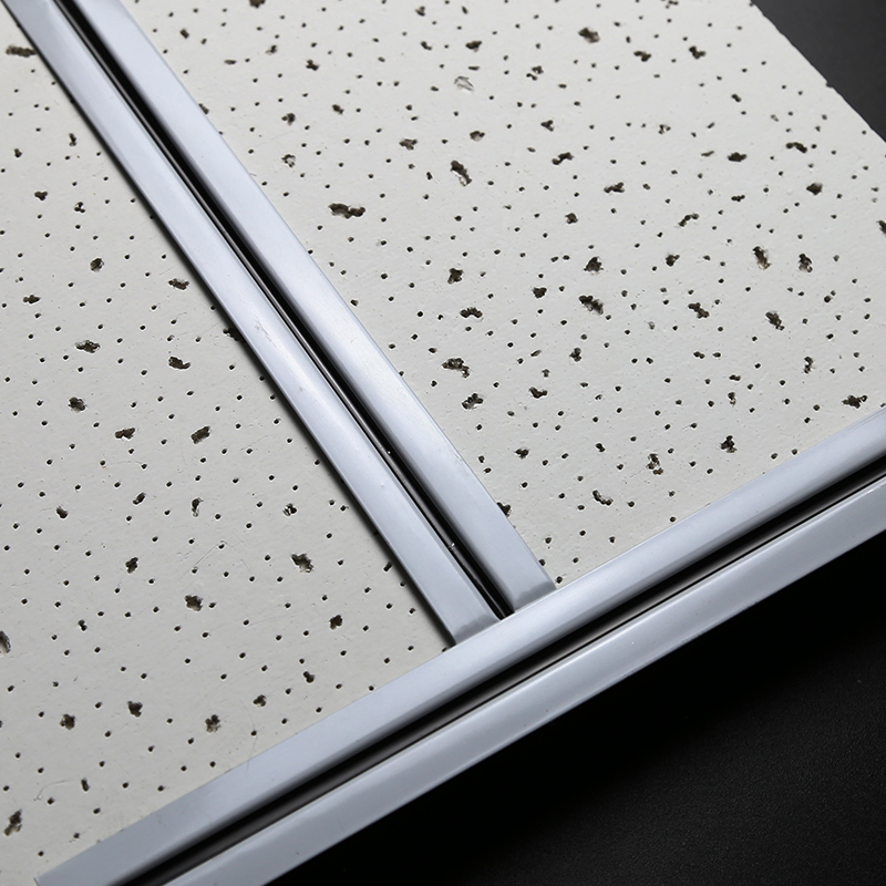 High Nrc Noise-Reducing Mineral Fiber Board 603X603mm Stylish Acoustic Ceiling Tile