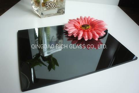 4 5 6mm Clear,Tinted Frameless Round Rectangle Oval Shape Clear Tinted Edge Beveled Round Edge Aluminum Mirror Silver Mirror for Bathroom,Living Room Decorative