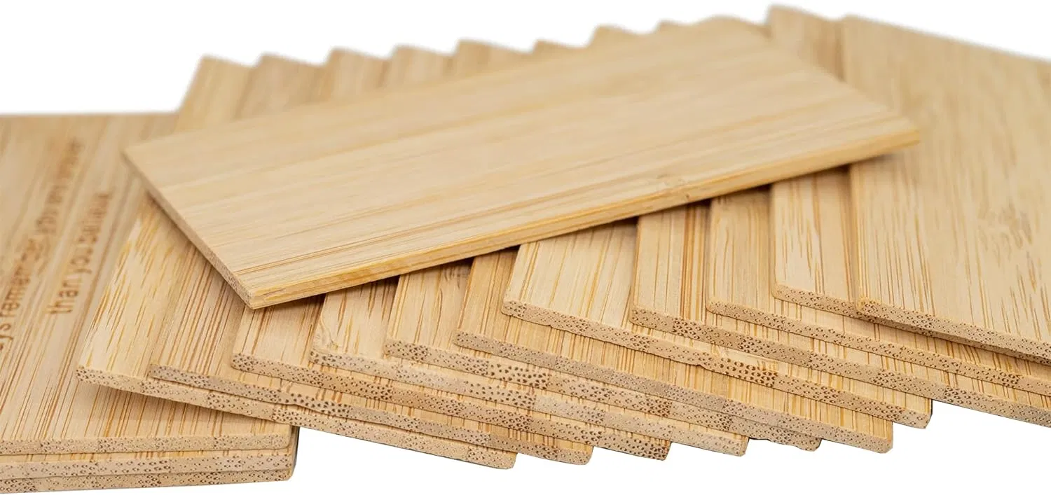 Bamboo Plank Craft Supplies Flat Bamboo Plank