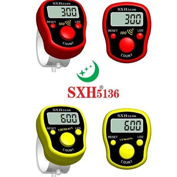 Manufacturer's Ring Type LED Lamp Digital Finger Counter with Whole Hundred Sound