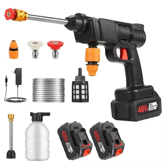 Private Label 21V 48vh Handheld Portable Wireless Car Wash Gun