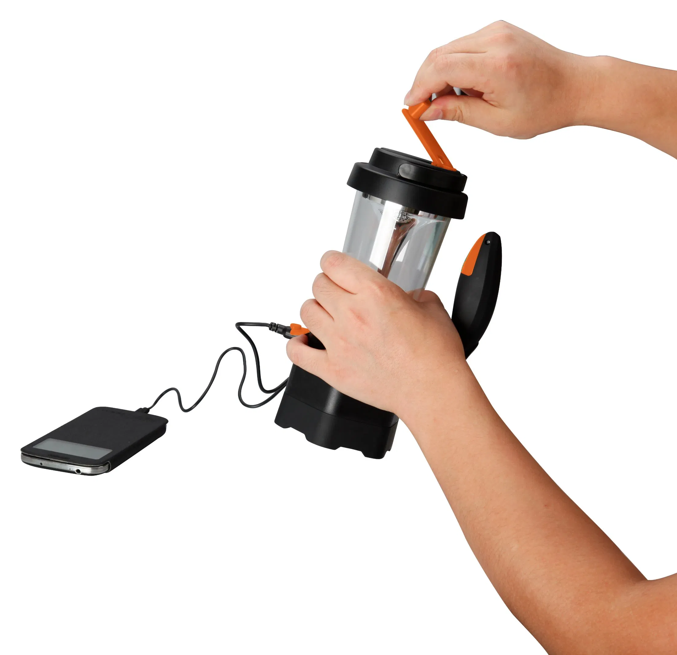 Радио с солнечной батареей, динамо-машиной и фонариком