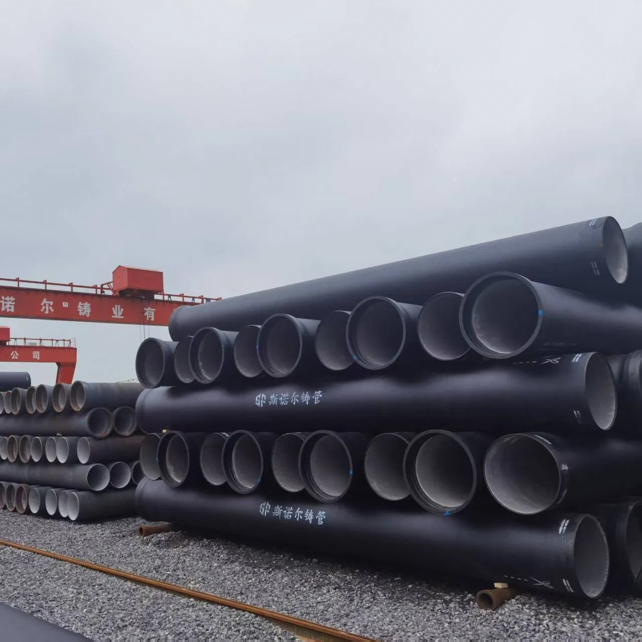 High-Tensile Strength Ductile Iron Pipe for Industrial Water Transportation