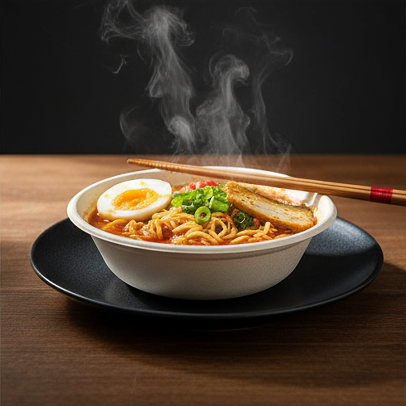 34oz Biodegradable Salad Bagasse Bowl