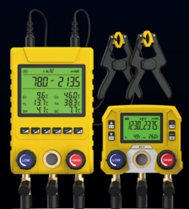 Smart Digital Display Refrigerant Gauge with Electronic Manifold
