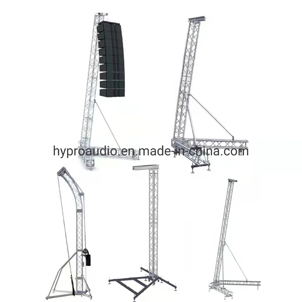 Aluminum High Quality Truss and Stagespeaker Tower Truss with Line Array Speaker
