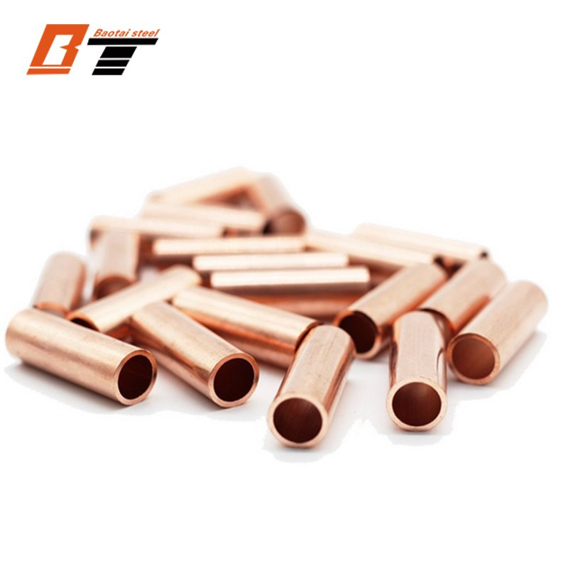 High Purity Straight C101 Rigid Cold Drawn Seamless Straight 99.95% Pure Copper Heat Tube Copper Bare Tube