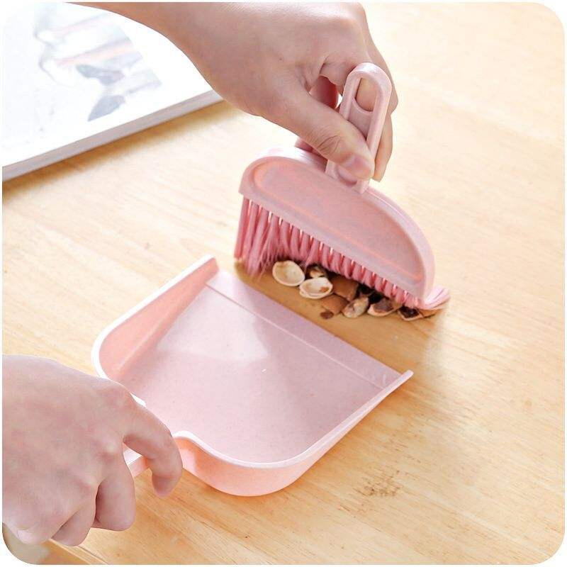 Portable Dustpan and Brush Set for Easy Cleaning Anywhere