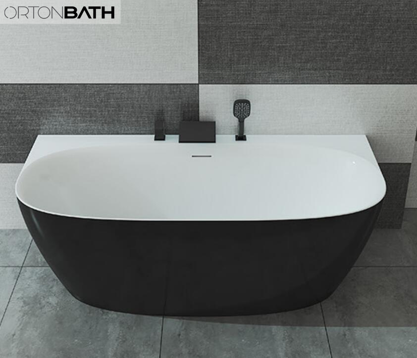 Акриловая овальная ванна Ortonbath с гидромассажем