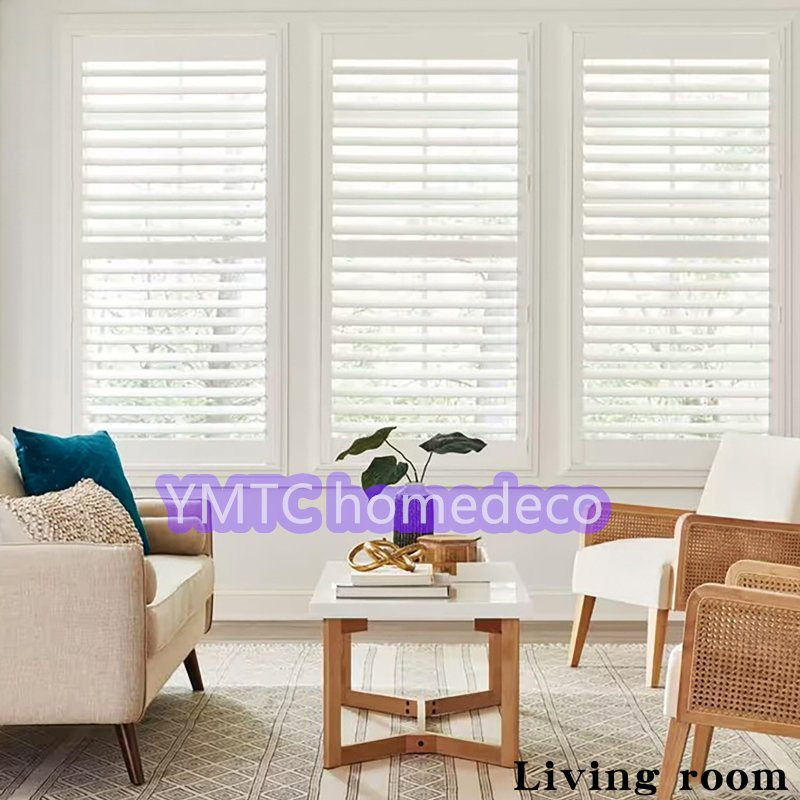 Custom Made by Pass PVC Window Shutter Plantation Shutters Interior and Wooden Plantation Shutter Direct From China