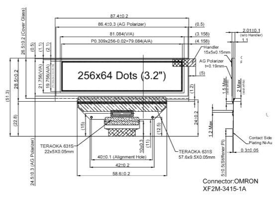 OLED-дисплей 3.2 дюйма SSD1322, монохромный белый