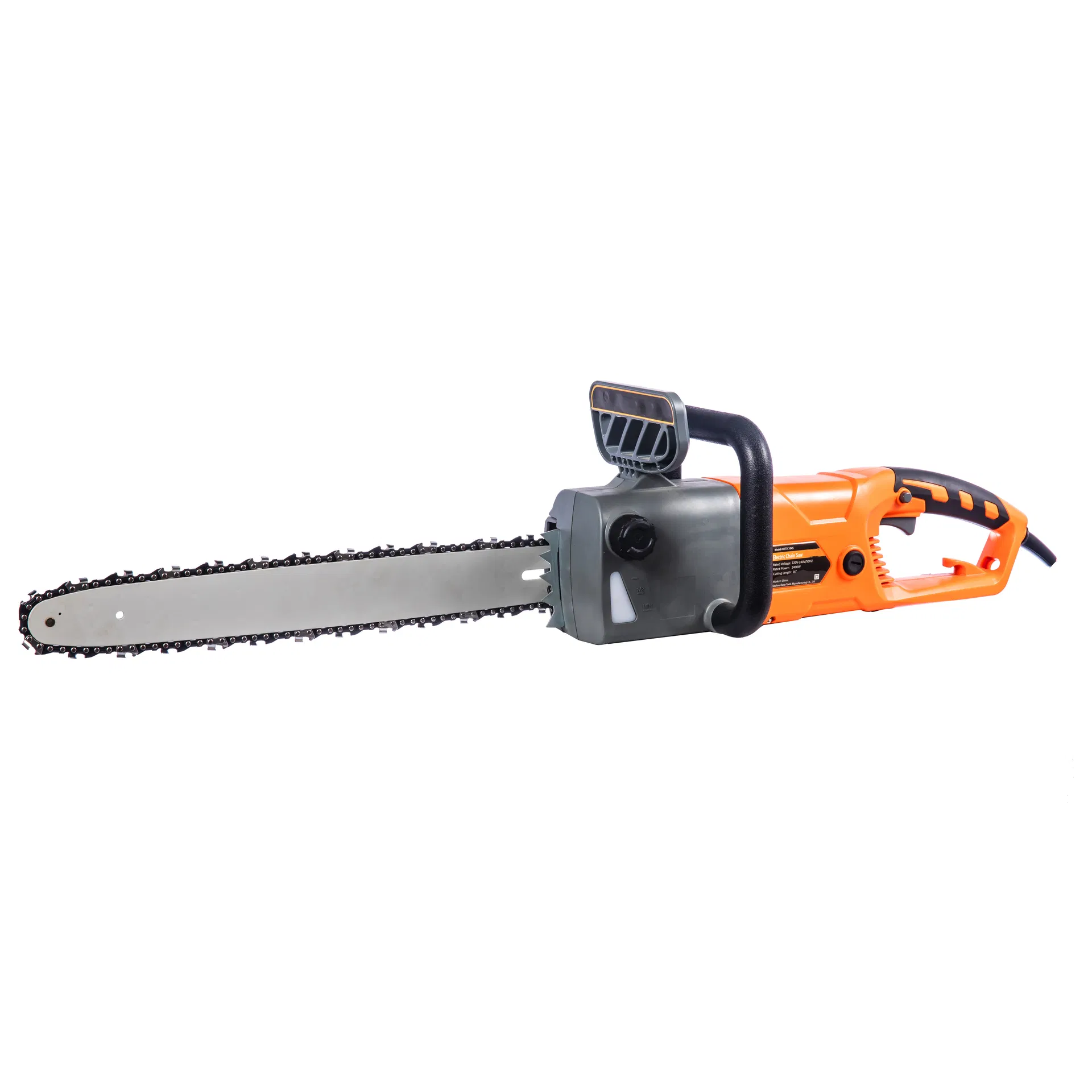 14-Inch 9-AMP Tree Limb Master Electric Handheld Chainsaw with Low-Kickback Corded for Wood Cutting & Trimming