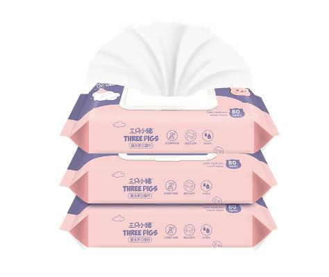 Baby Wet Wipes Hypoallergenic Unscented 4 Flip-Top Packs Baby Wipes