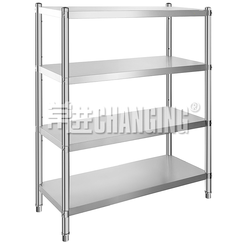 Commercial Kitchen Equipment Square Tube Stainless Steel Shelf Kitchen Equipment Rack Storage Shelf