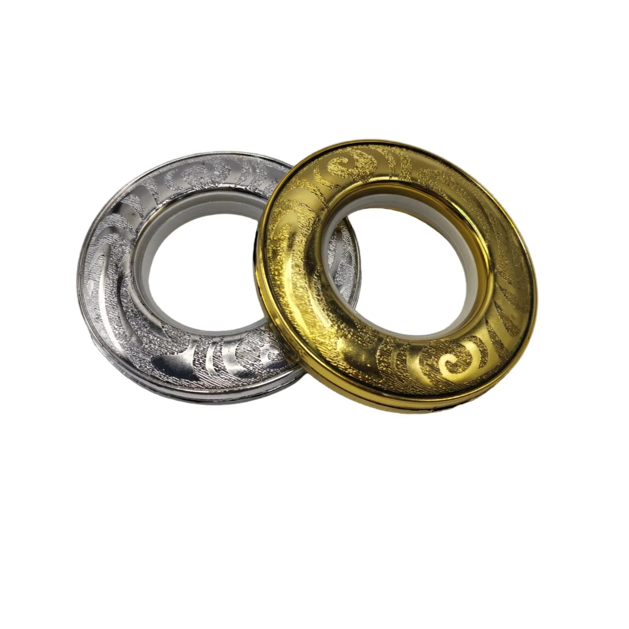 Wholesale Curtain Accessories Colorful Wear Durable Plastic Curtain Ring Eyelet Curtain Hole Ring