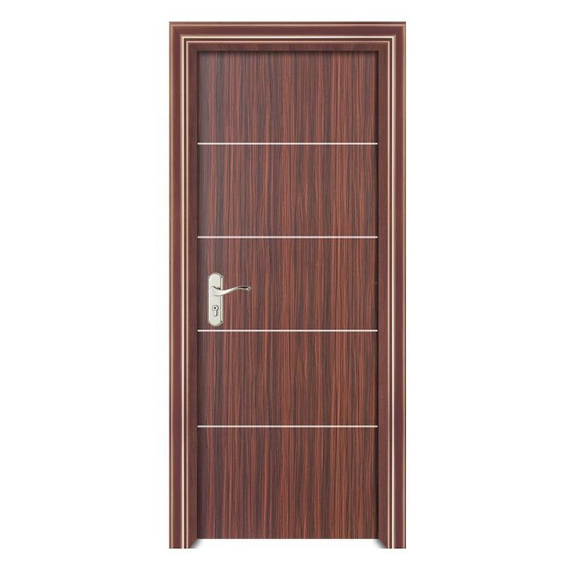 High Quality Modern PVC Fiberglass Interior Door WPC Frame Pre-Hung Door