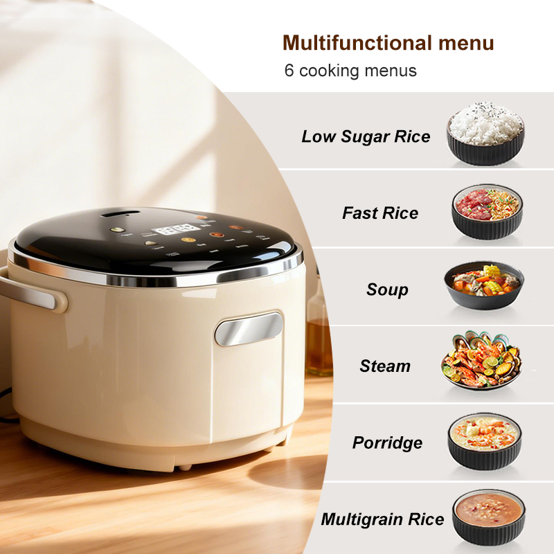 Factory Wholesale 3L Multifunctional Ih Smart Digital Low Sugar Electric Rice Cooker