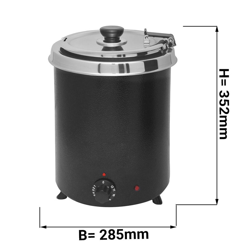 Stainless Steel Food Warmer Machine Freestanding Commercial 100L Gas Soup Kettle Swh57s