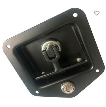 Two Point Truck Cabinet Locks/Toolbox Latch/Folding T-Handle Latch with Black Pated