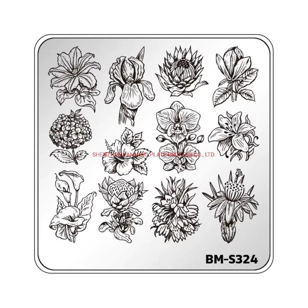 Fashion Personality DIY Customized Nail Art Tools Stamping Nail Plates