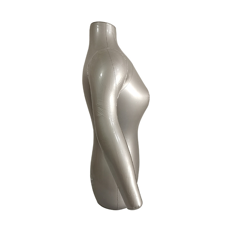 Air Strang Femal Fashion Model Half-Body PVC Inflatable Mannequin