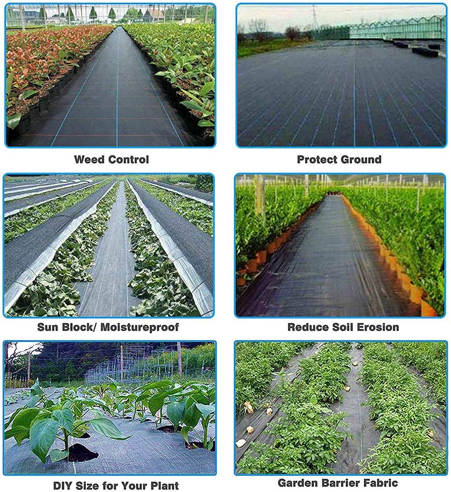 Woven Weed Control Fabric Heavy Duty UV Protection Ground Cover for Landscape Supplier