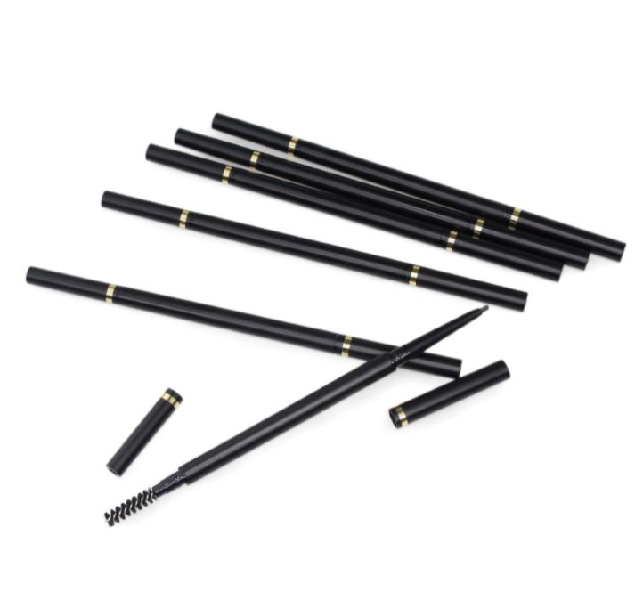 Custom Logo 6 Colors Waterproof Double Sided Eyebrow Pencil