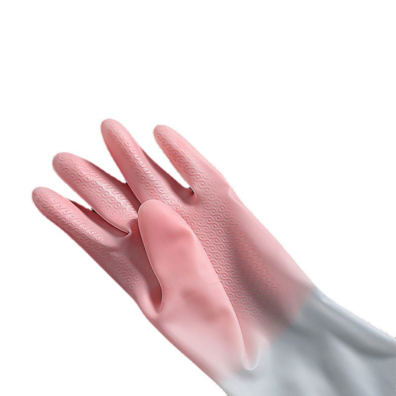 Eco-Friendly Silicone Cleaning Gloves for Kitchen and Bathroom