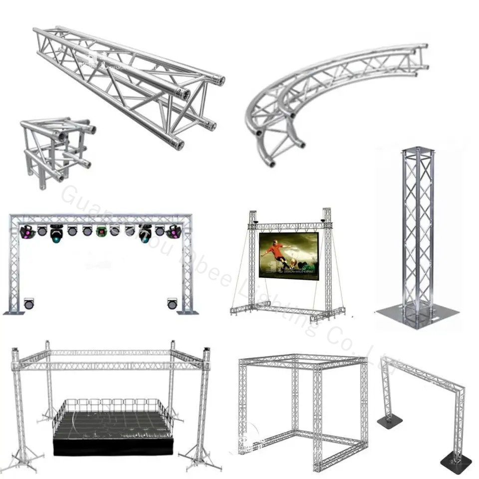 Square Goal Post Stage Concert Aluminum Truss Durable Truss 1 Meter Truss 290 for Event