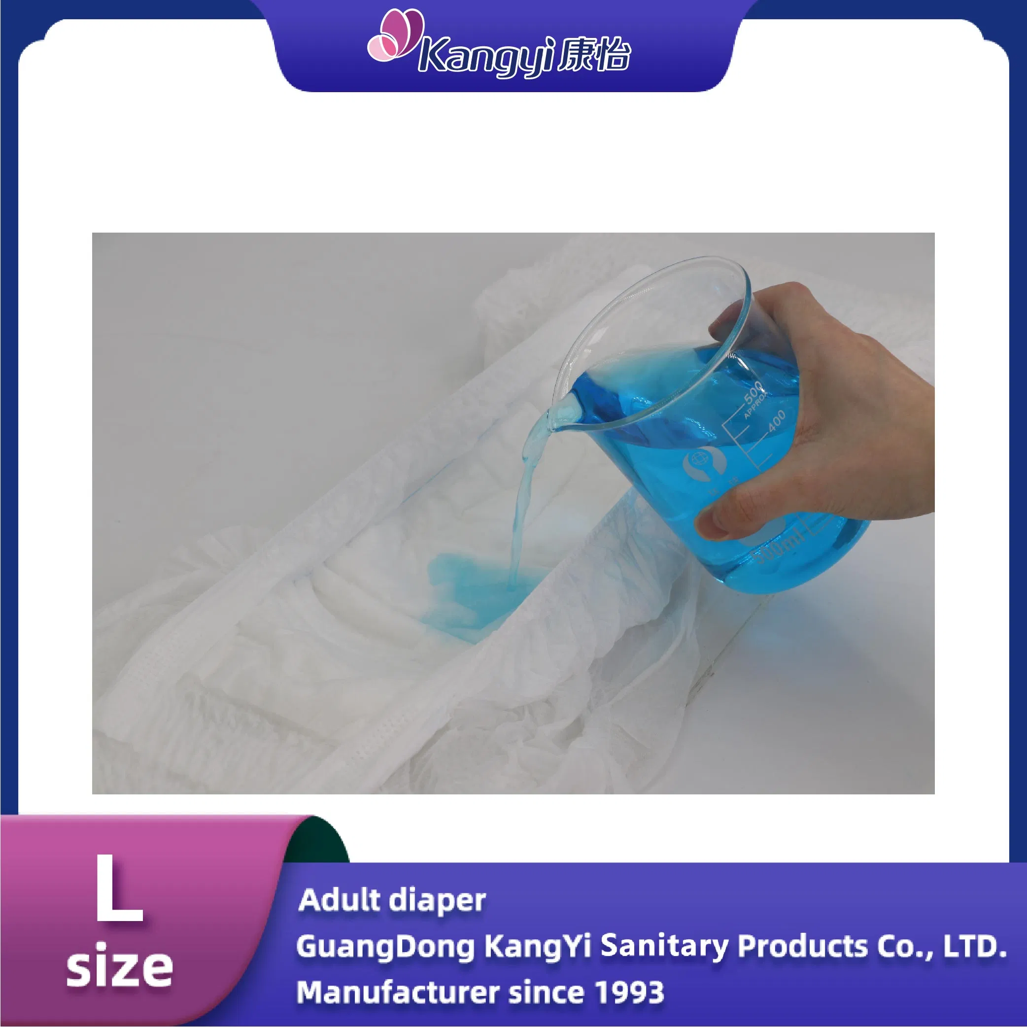 Wholesale Disposable China Supplier Elderly People Incontinence Adult Diaper in Bulk XL
