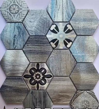 304 Stainless Steel /Ceramic Mixed Unique Special New Design Mosaic for Wall Decorations/ Homes/5 Star Hotels/ Shopping Malls/ Projects/ Buildings