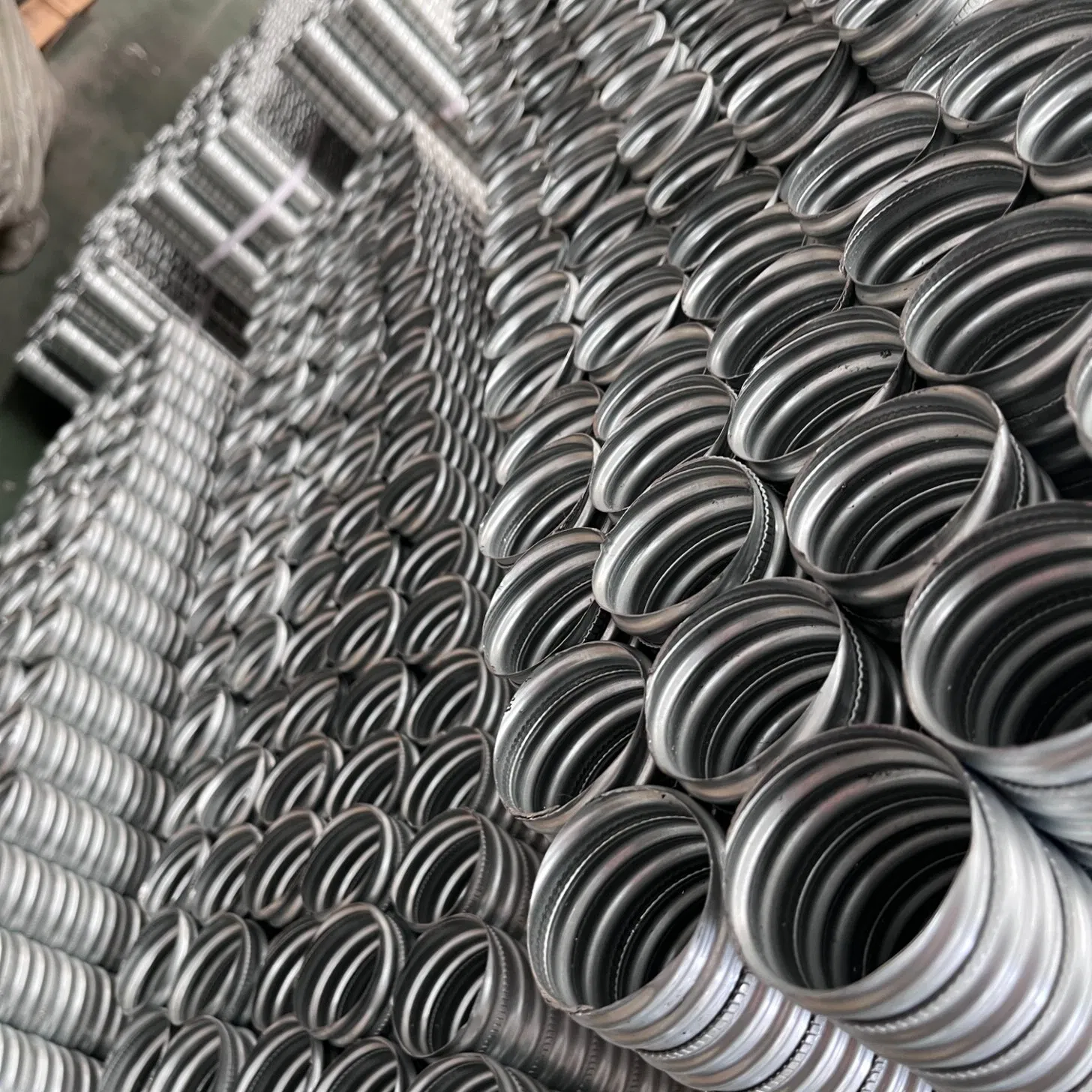 Post Tension Galvanized Round Corrugated Metal Prestressed Duct	for Pre-Stressed Concrete Bridge 60mm